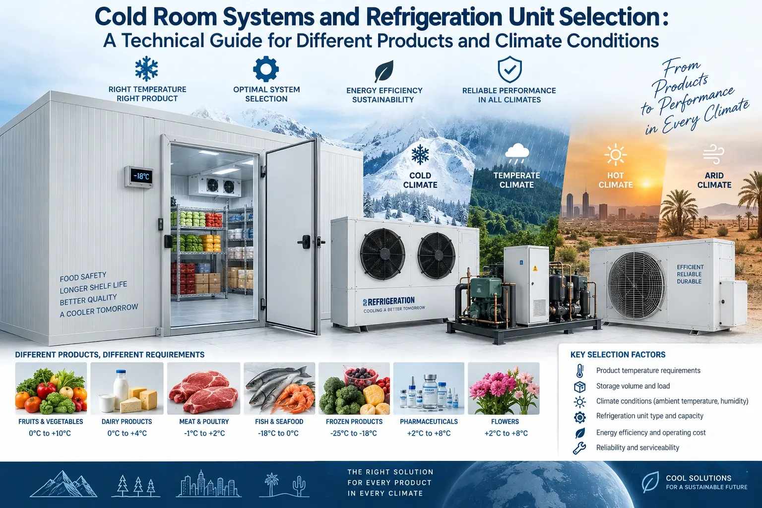 Cold Room Systems and Refrigeration Unit Selection