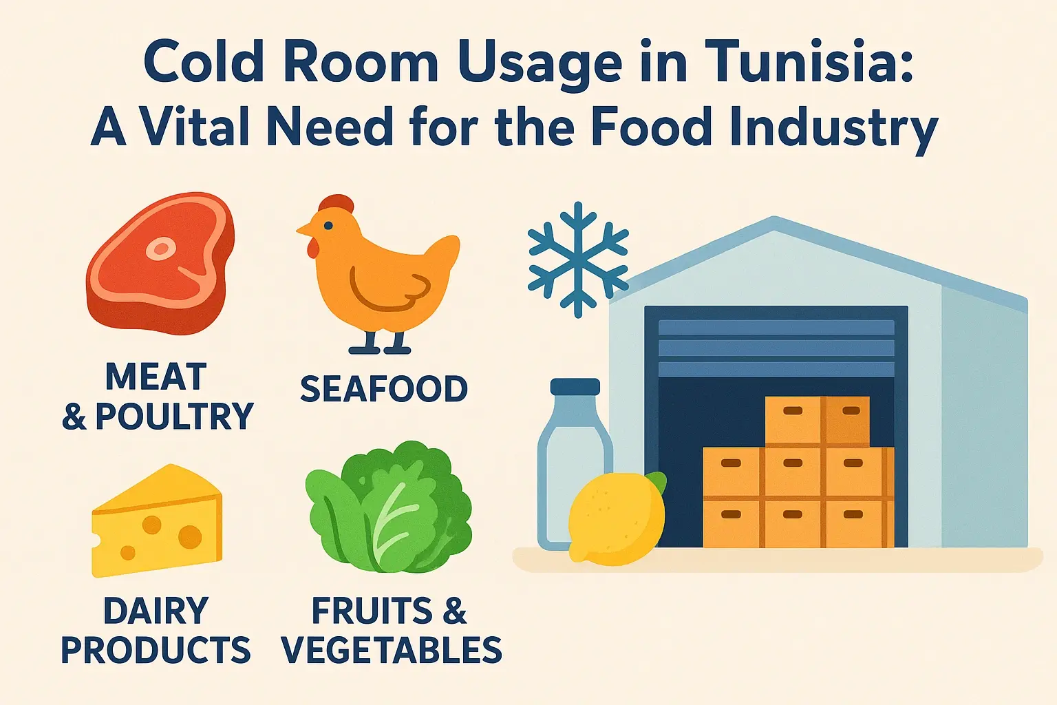 Cold Room Usage in Tunisia A Vital Need for the Food Industry